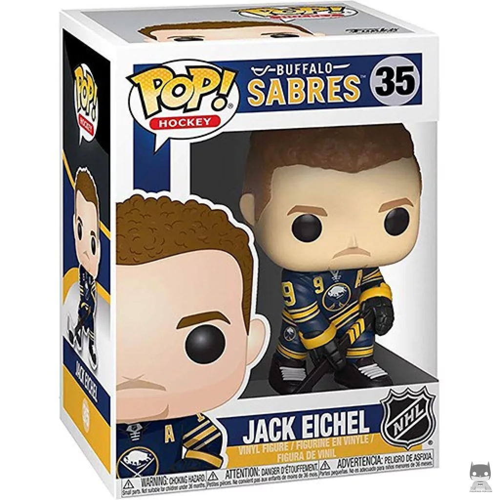 Figura Funko Pop! Jack Eichel en su caja
