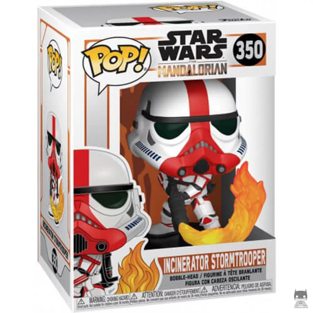 Figura Funko Pop! Stormtrooper incinerador en su caja