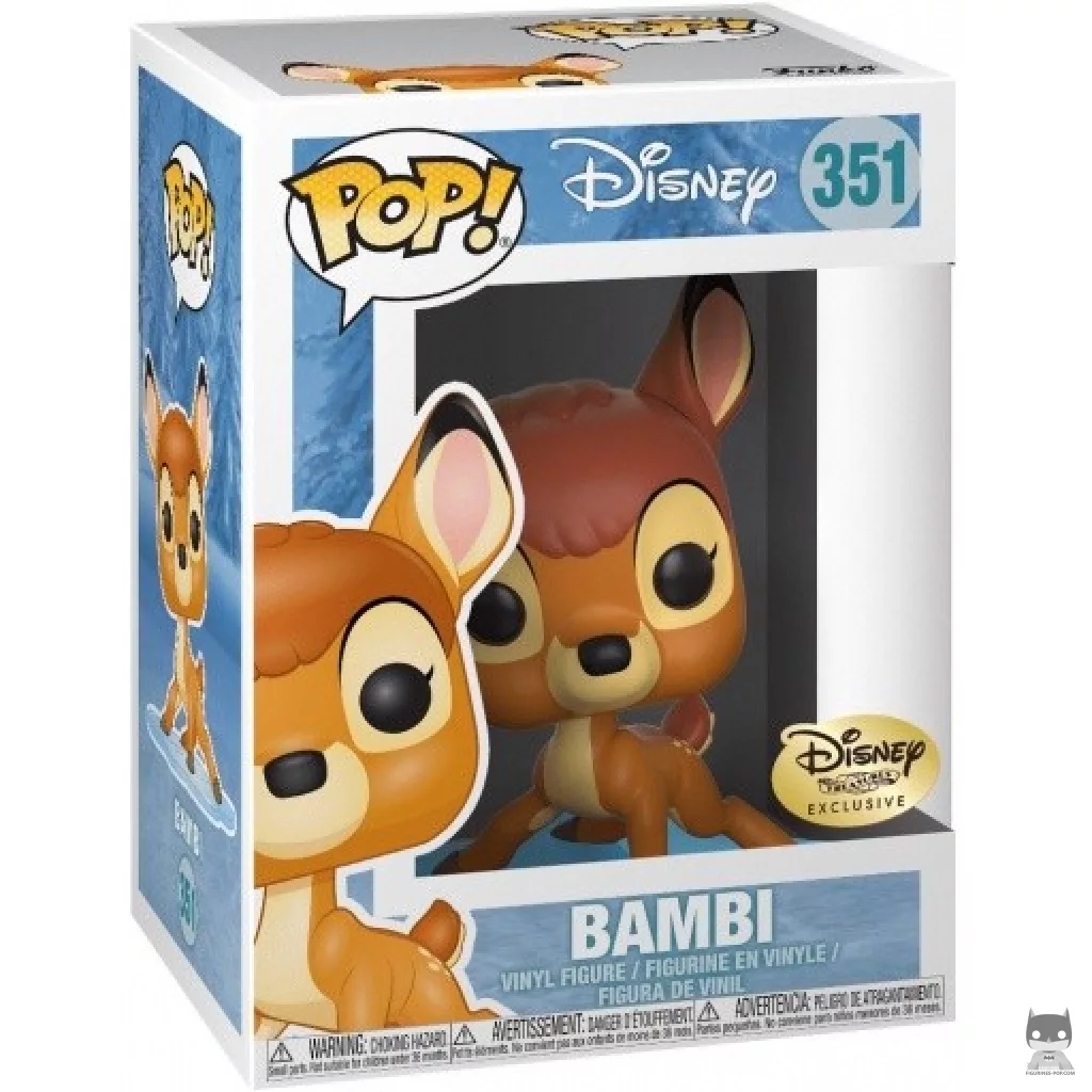 Figura Funko Pop! Bambi sobre el hielo en su caja