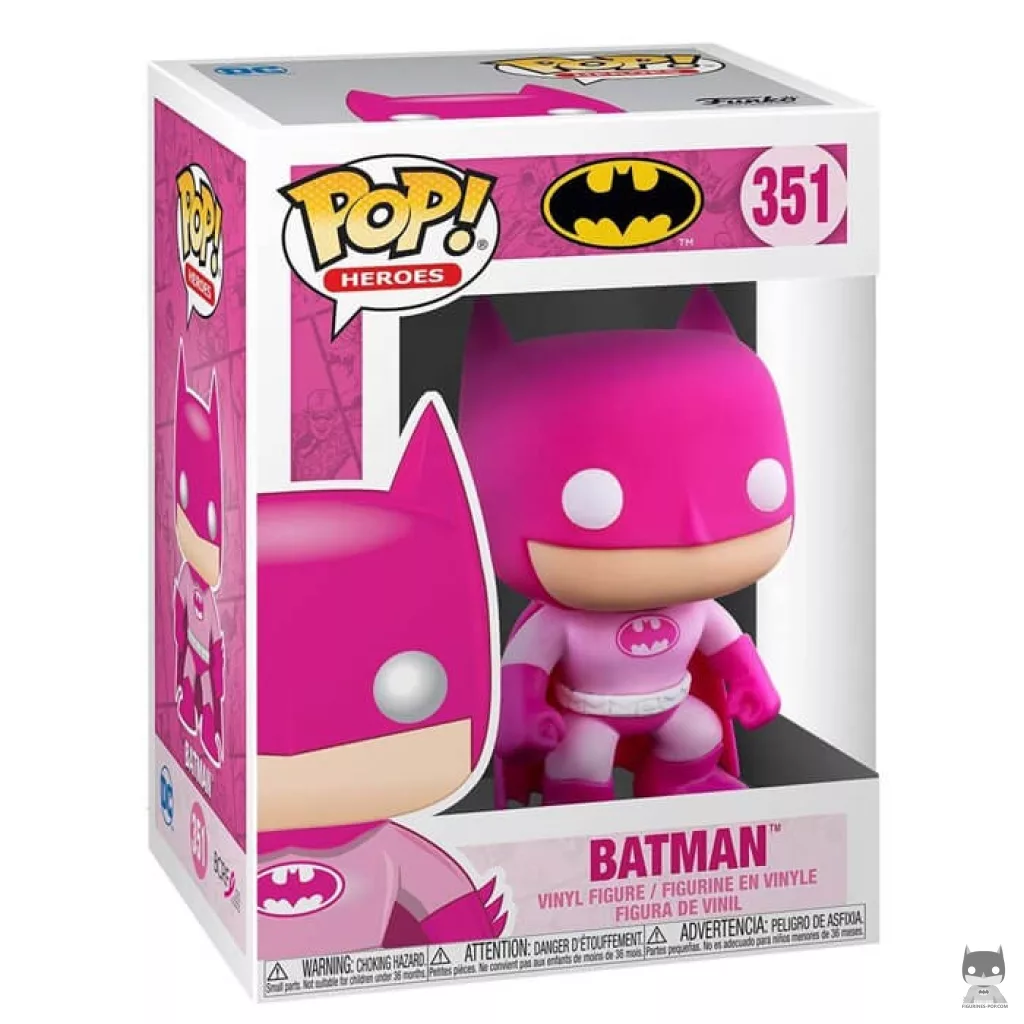 Figura Funko Pop! Batman (Octubre rosa) en su caja