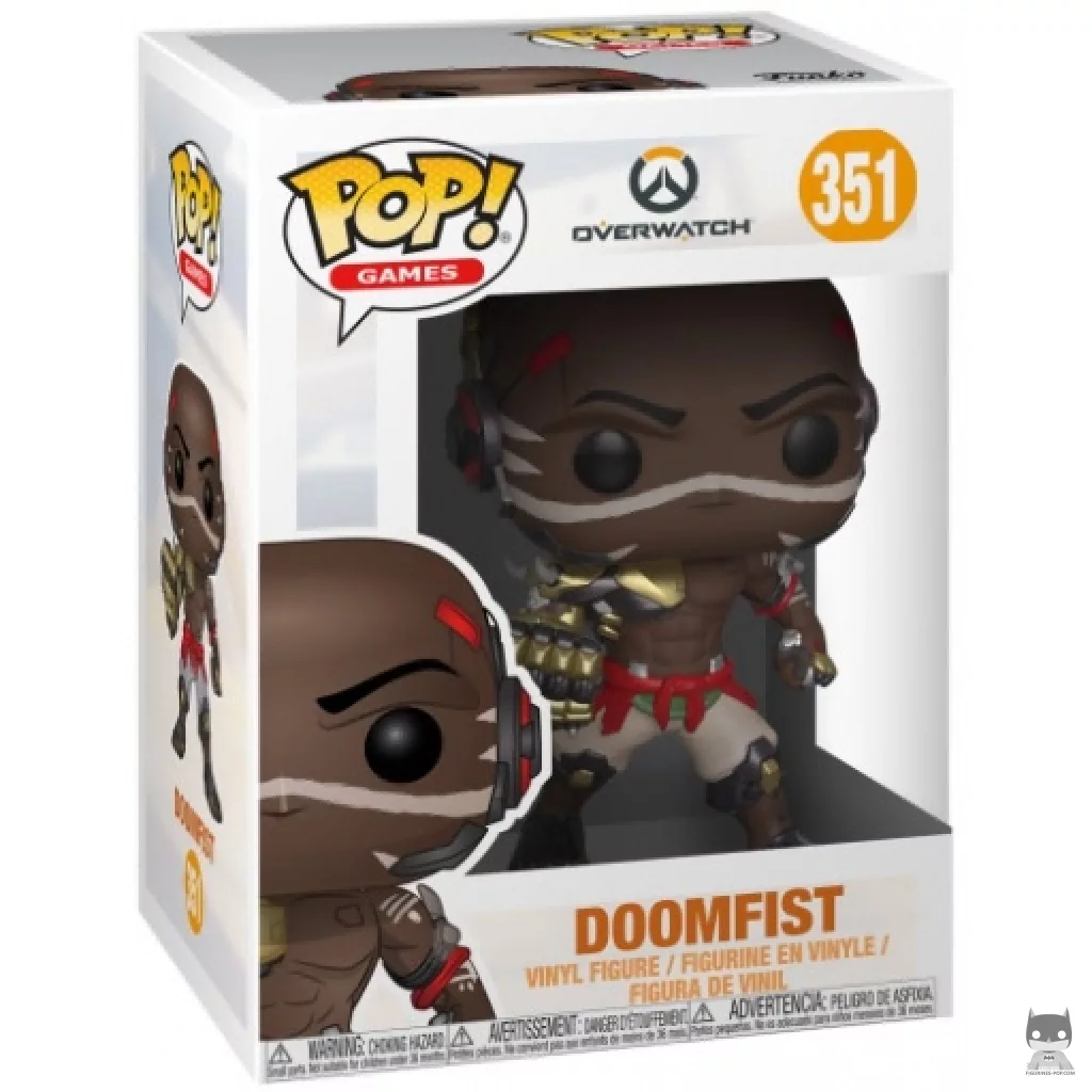 Figura Funko Pop! Doomfist en su caja