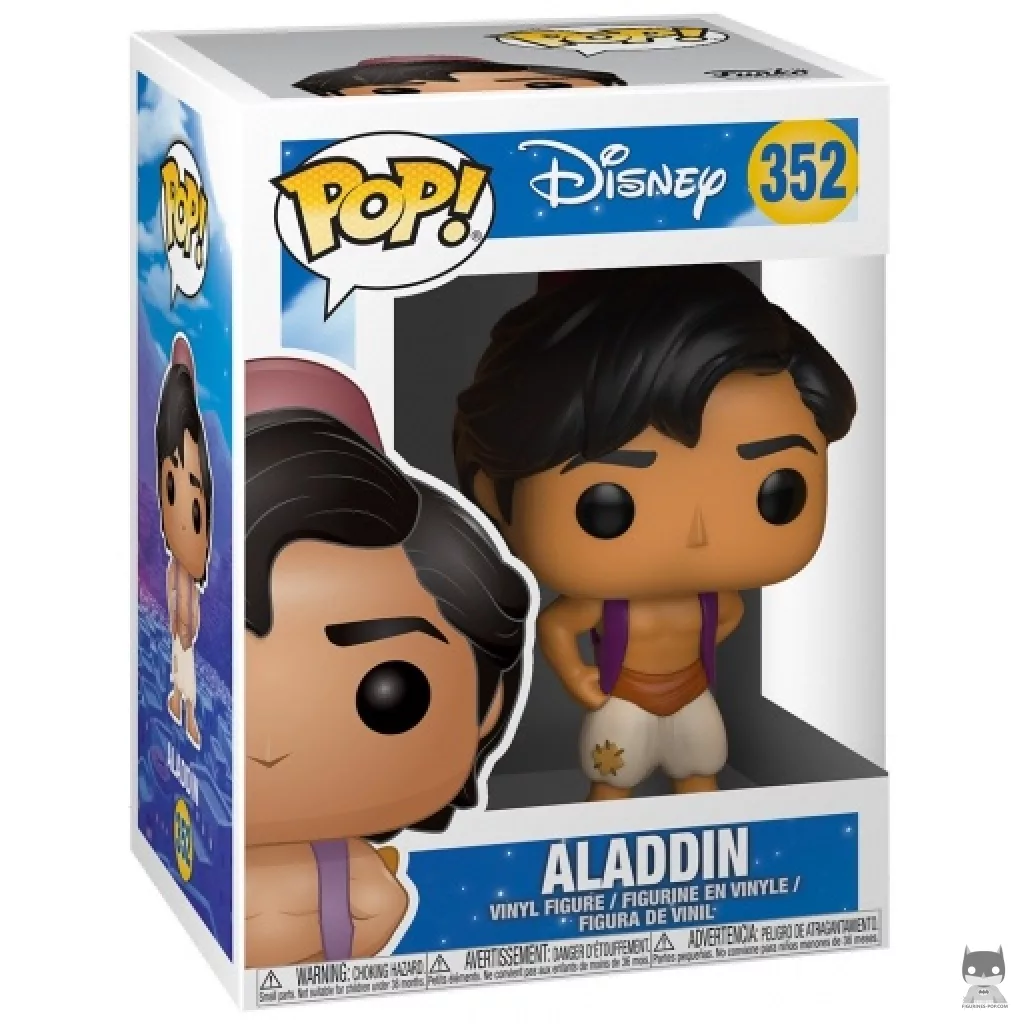 Figura Funko Pop! Aladdin en su caja
