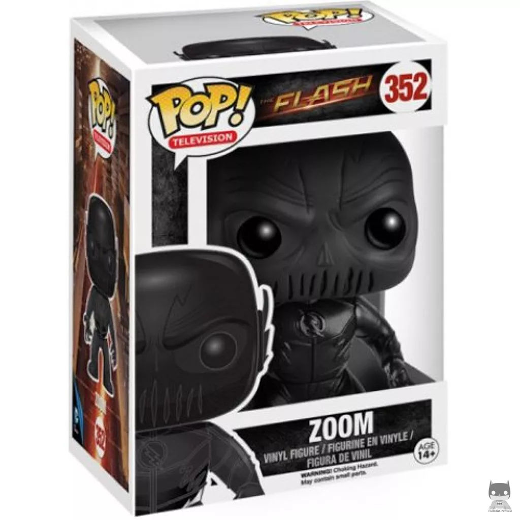 Figura Funko Pop! Zoom en su caja