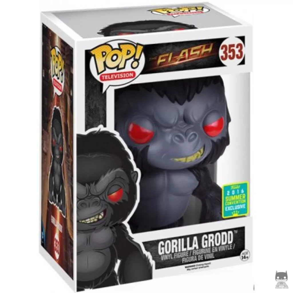 Figura Funko Pop! Gorila Grodd (Supersized) en su caja