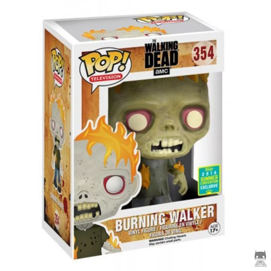 Figura Funko Pop! Caminante en llamas en su caja