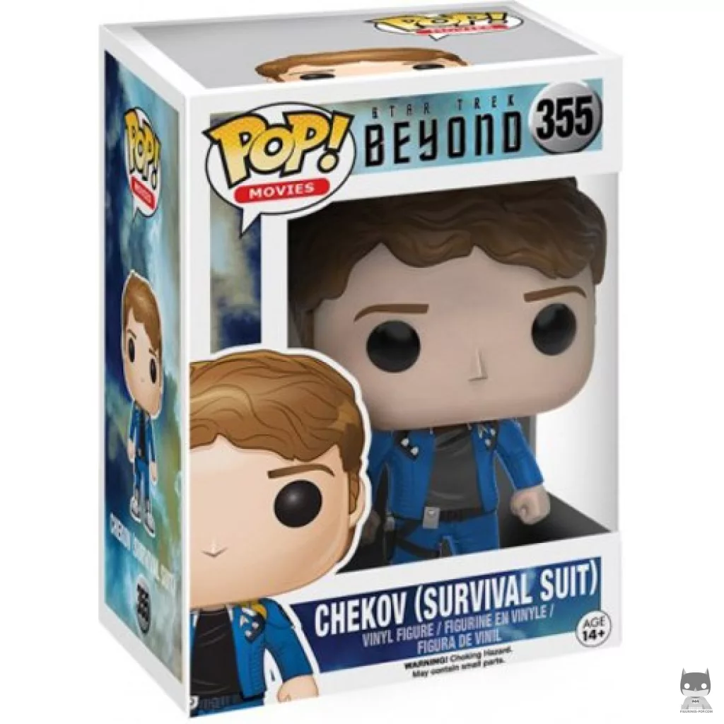 Figura Funko Pop! Chekov (Traje de supervivencia) en su caja
