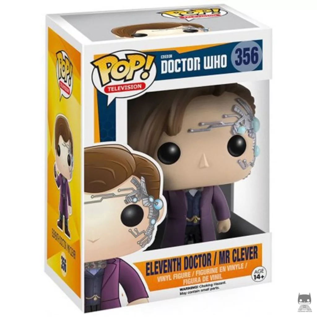 Figura Funko Pop! Undécimo Doctor (Mr Clever) en su caja
