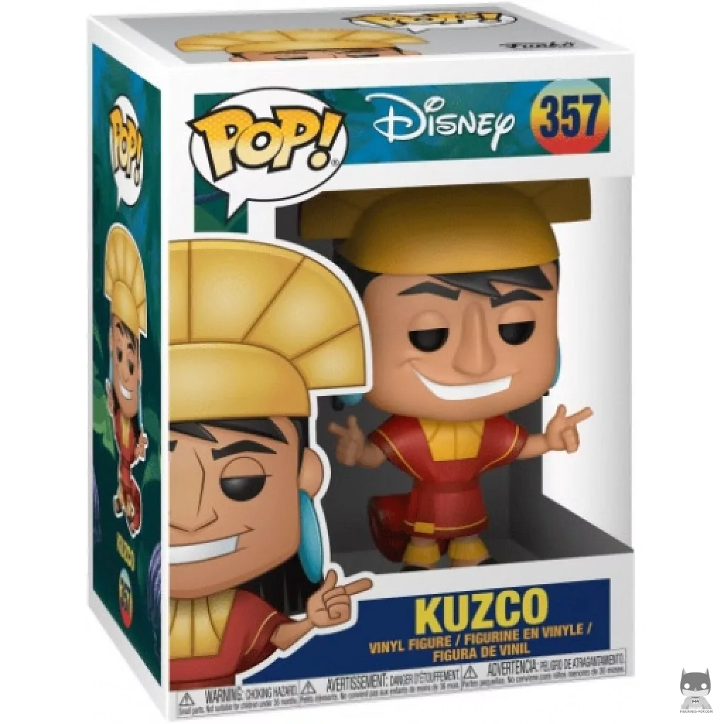 Figura Funko Pop! Kuzco en su caja