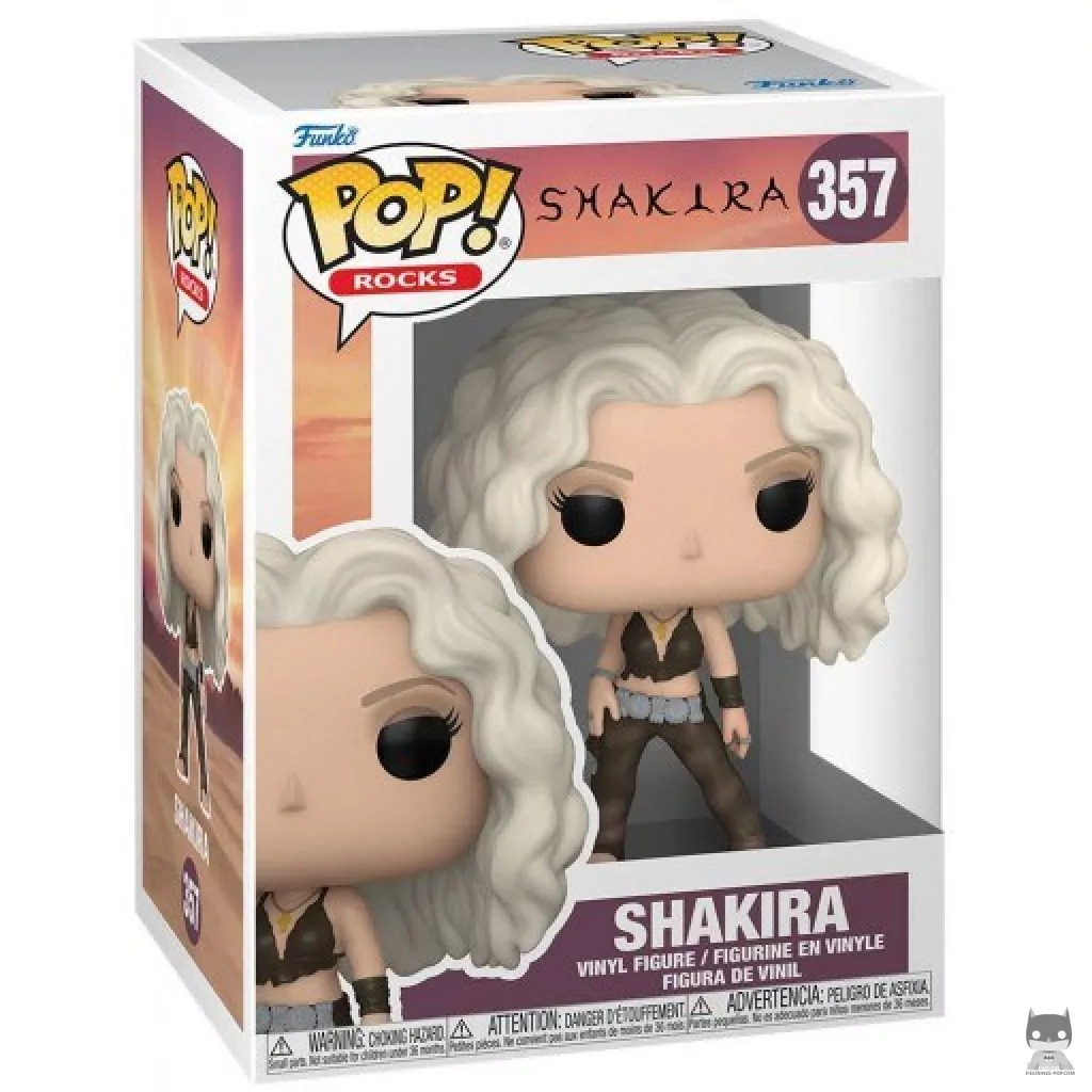 Figura Funko Pop! Shakira (Whenever, Wherever) en su caja