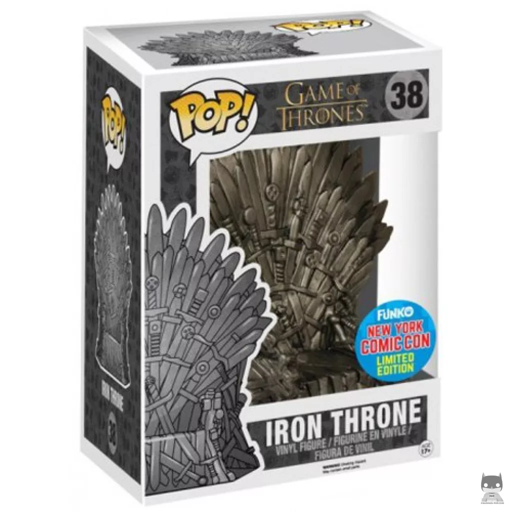 Figura Funko Pop! Trono de Hierro (Supersized) en su caja