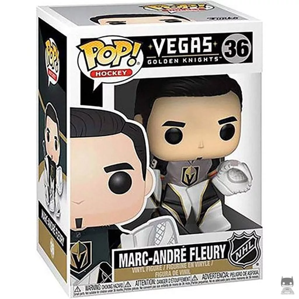 Figura Funko Pop! Marc-Andre Fleury en su caja