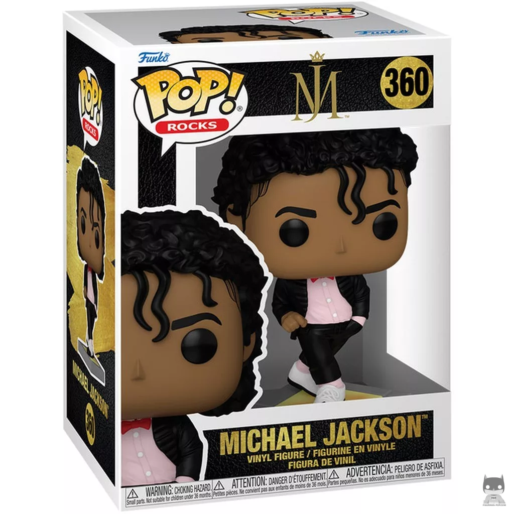 Figura Funko Pop! Michael Jackson (Billie Jean) en su caja