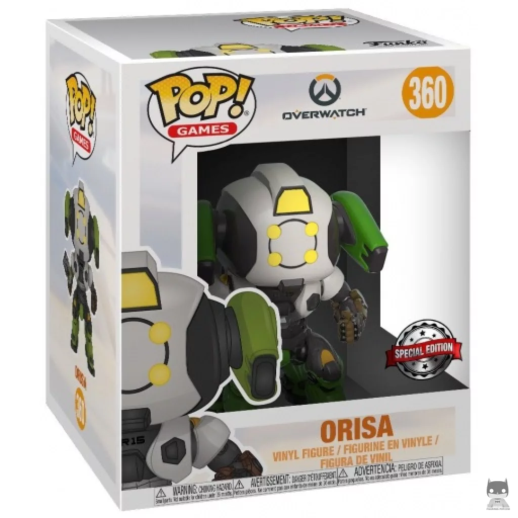 Figura Funko Pop! Orisa (Supersized) en su caja