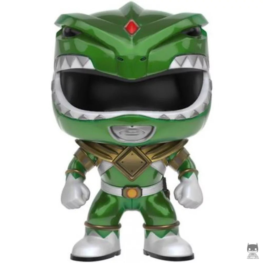 Figura Funko Pop! Ranger Verde (Metalizado) (Power Rangers)