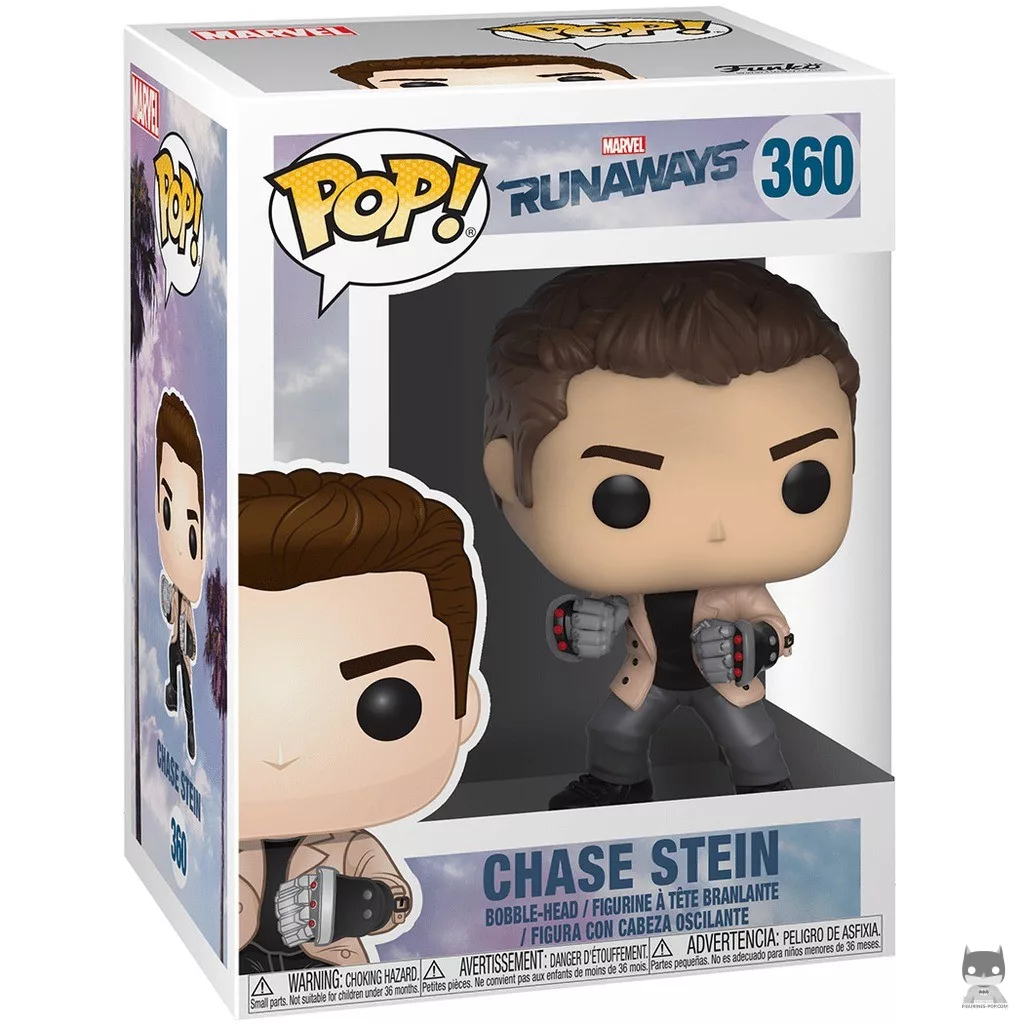 Figura Funko Pop! Chase Stein en su caja