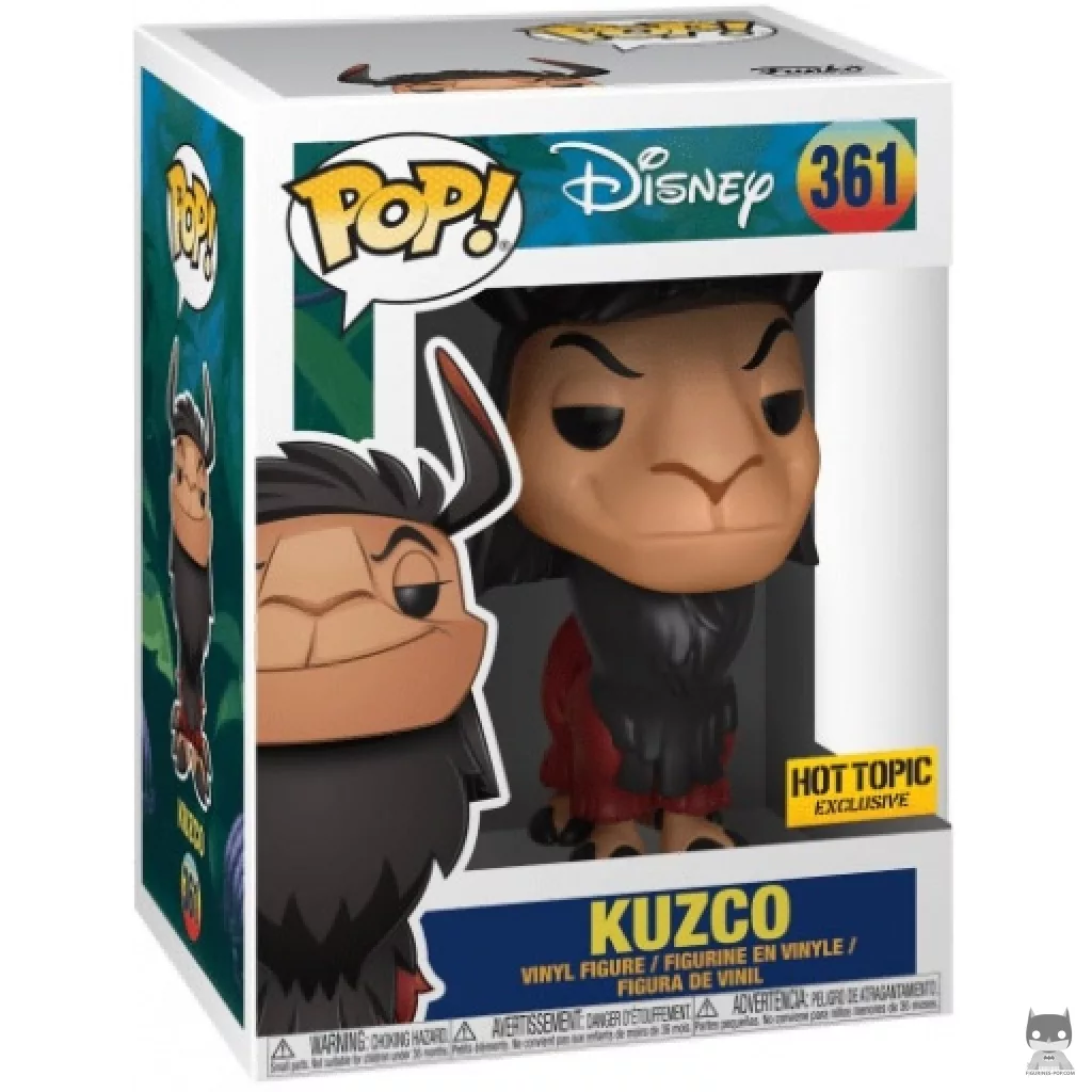 Figura Funko Pop! Kuzco convertido en llama en su caja