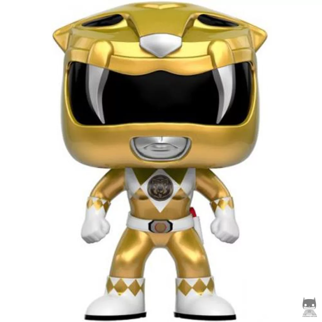 Figura Funko Pop! Ranger Amarillo (Metalizado) (Power Rangers)