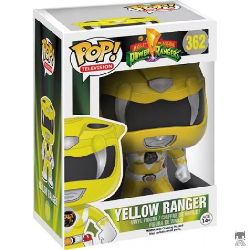 Figura Funko Pop! Ranger Amarillo en su caja