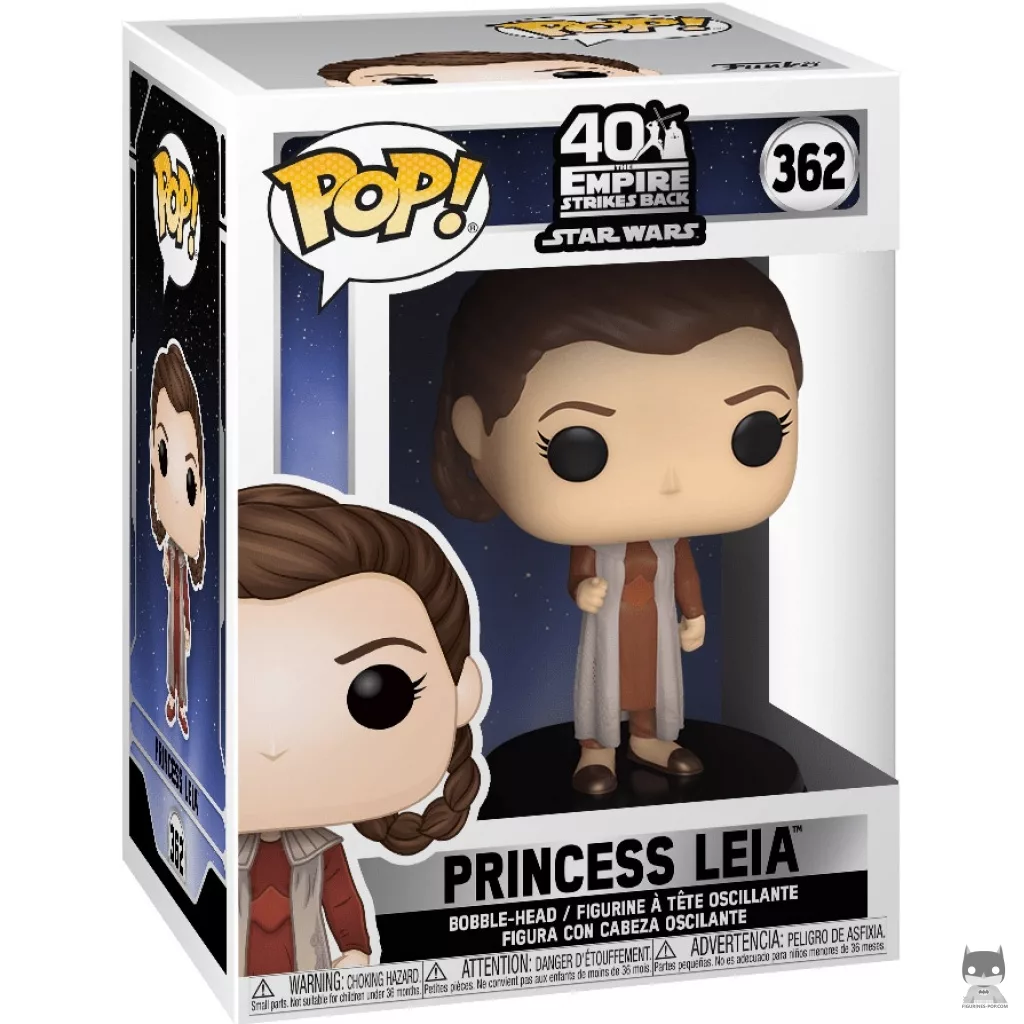 Figura Funko Pop! Princesa Leia en su caja