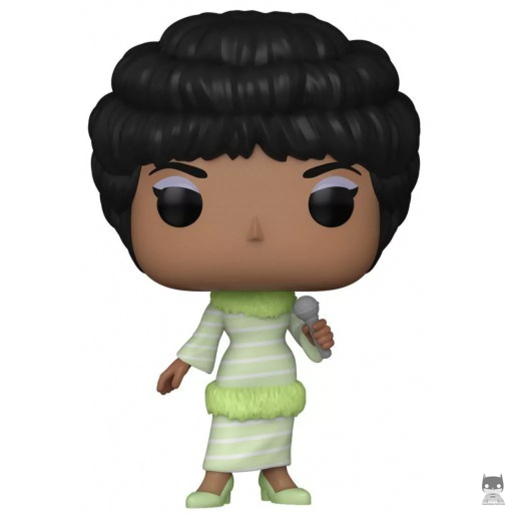 Figura Funko Pop! Aretha Franklin con vestido verde (Aretha Franklin)