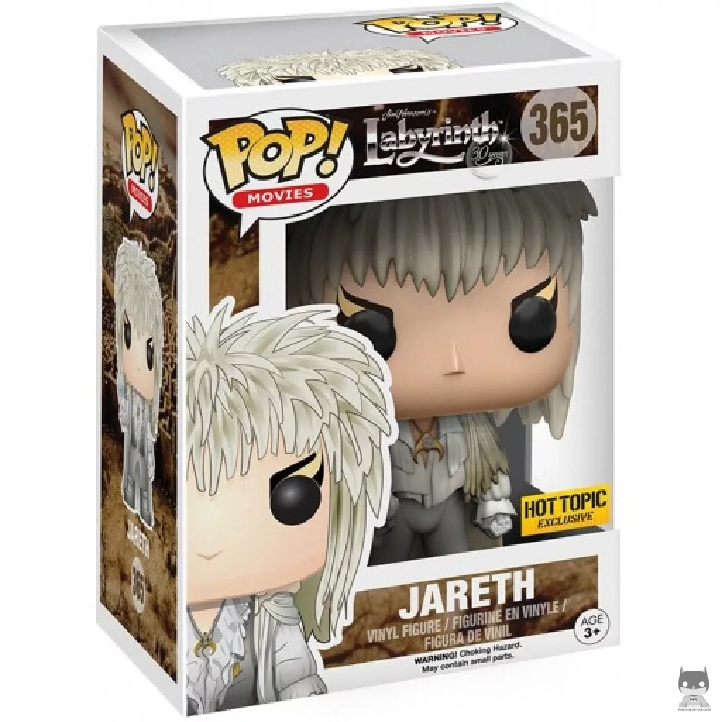 Figura Funko Pop! Jareth (Atuendo gris) en su caja