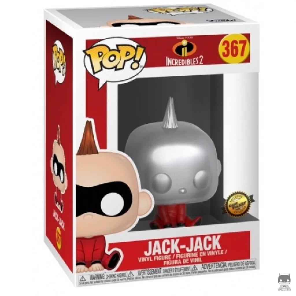 Figura Funko Pop! Jack-Jack (Metalizado) en su caja