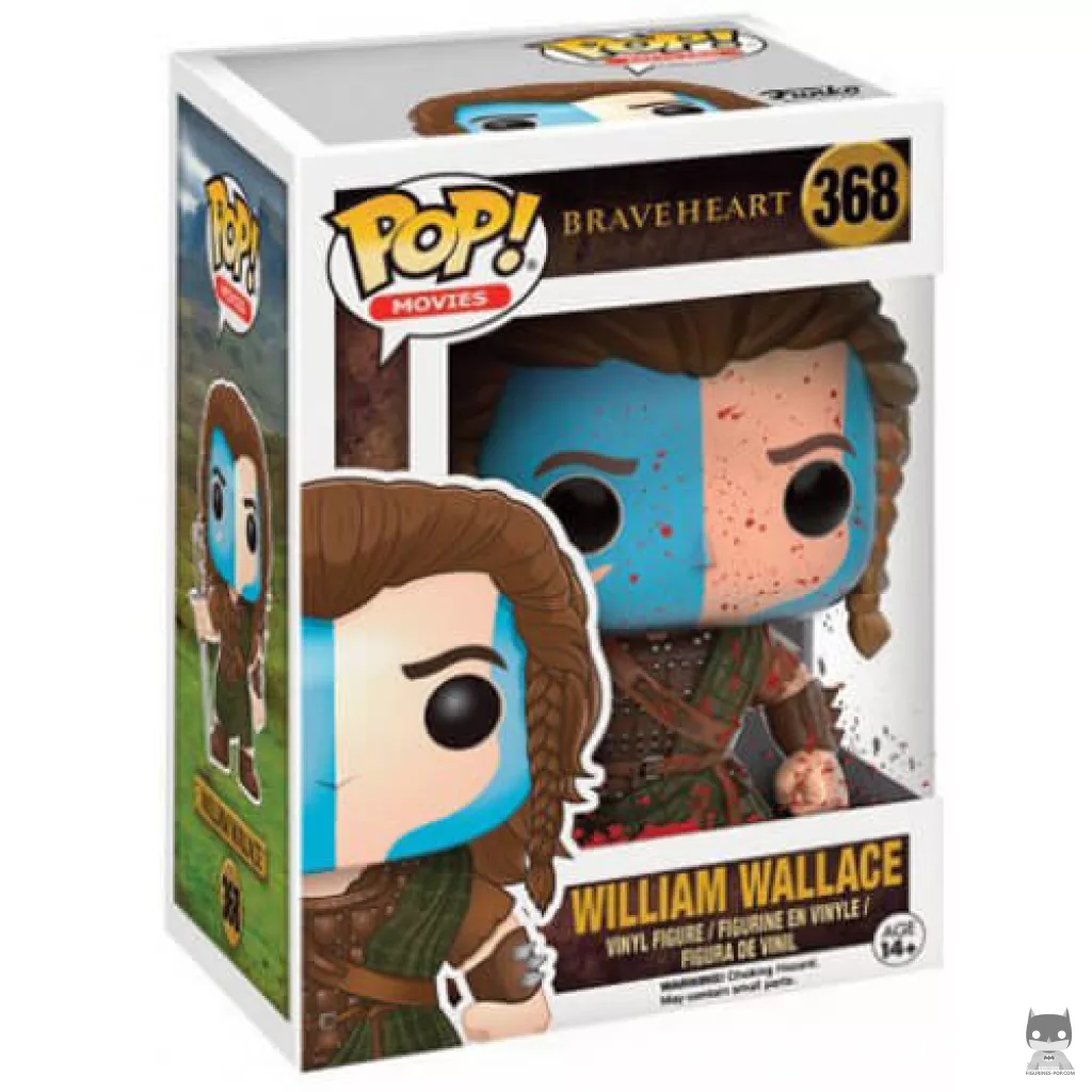 Figura Funko Pop! William Wallace (Ensangrentado) en su caja