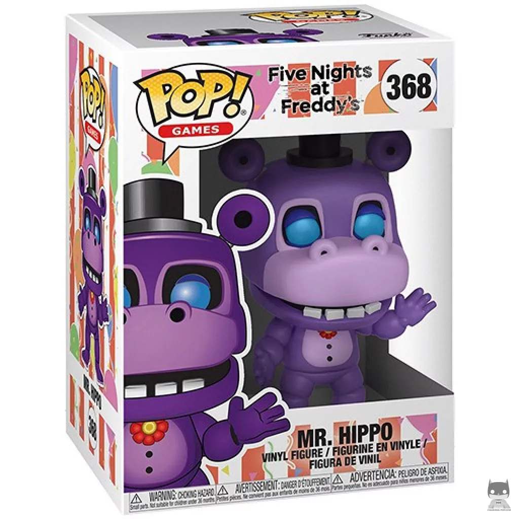 Figura Funko Pop! Mr. Hippo en su caja