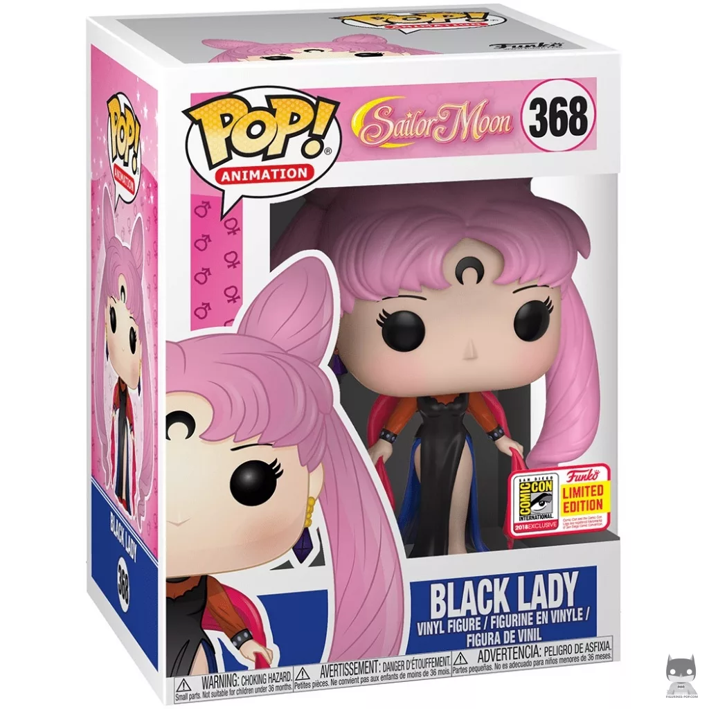 Figura Funko Pop! Black Lady en su caja