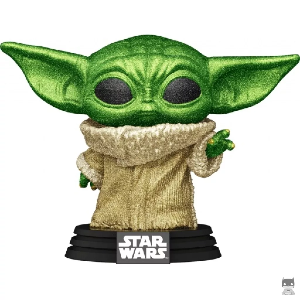 Figura Funko Pop! Grogu (Purpurina de diamante) (The Mandalorian (Star Wars))