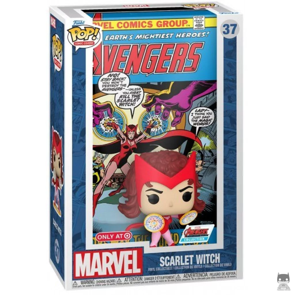 Figura Funko Pop! Bruja Escarlata en su caja