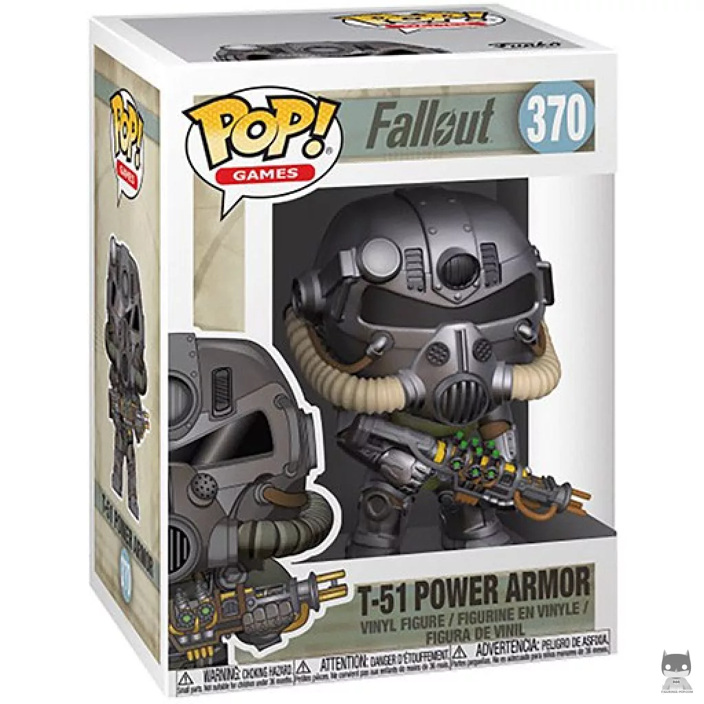 Figura Funko Pop! Servoarmadura T-51 en su caja