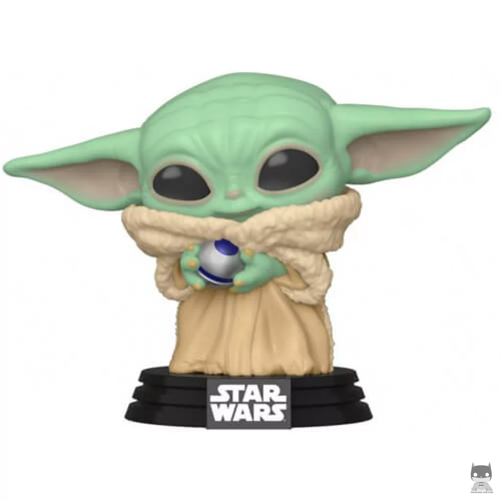 Figura Funko Pop! El Niño con el pomo de control (The Mandalorian (Star Wars))