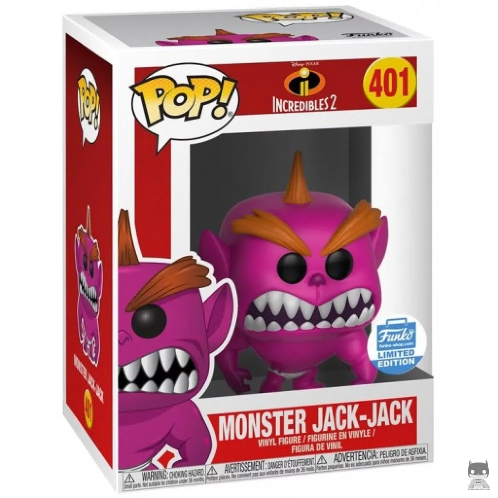 Figura Funko Pop! Jack-Jack monstruo en su caja