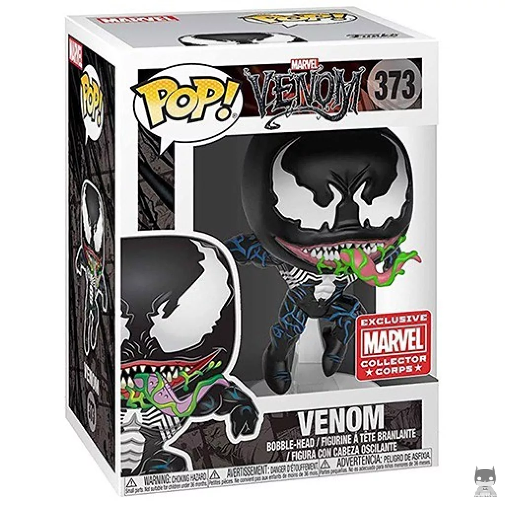 Figura Funko Pop! Venom (Saltando) en su caja