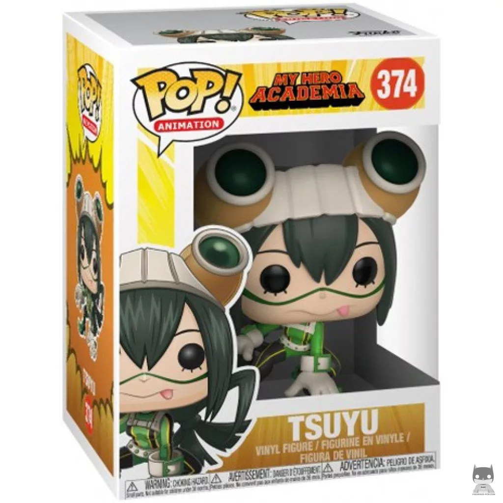 Figura Funko Pop! Tsuyu en su caja