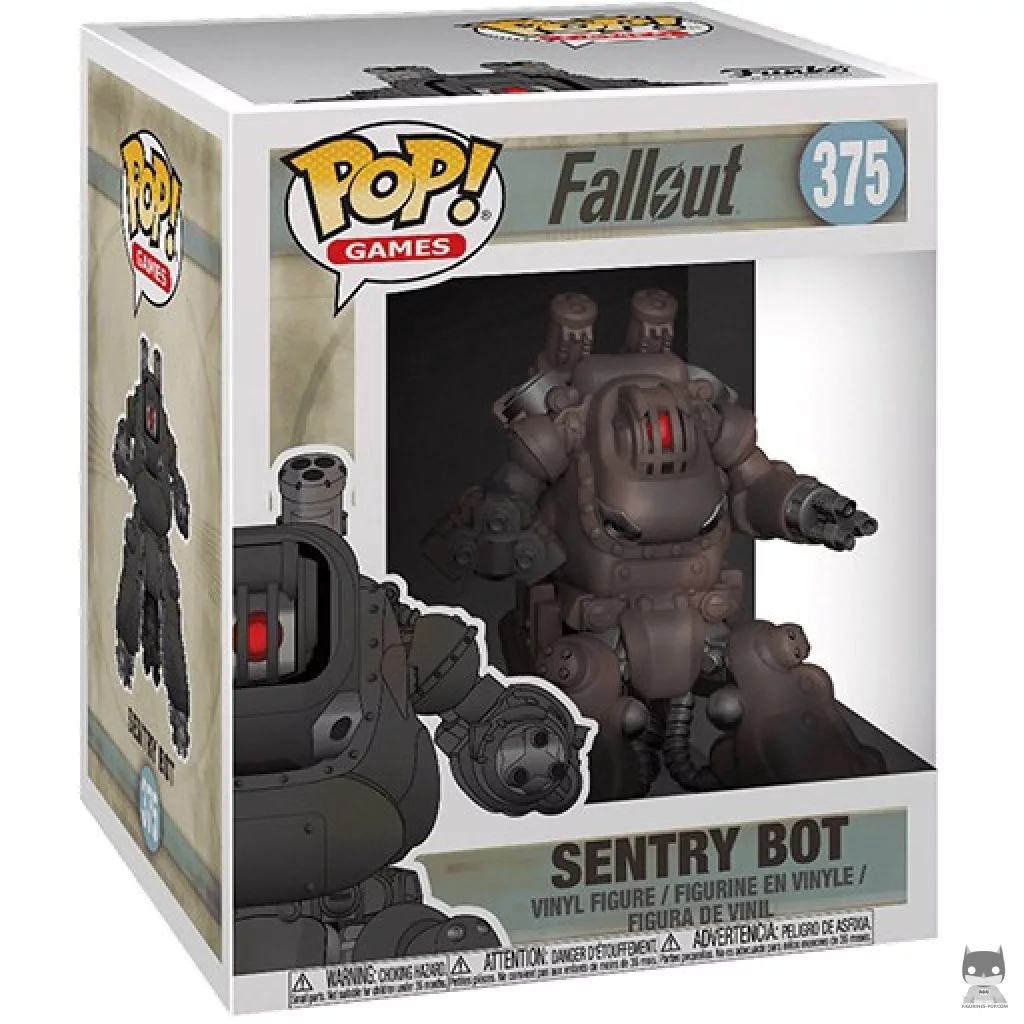 Figura Funko Pop! Robot centinela (Supersized) en su caja