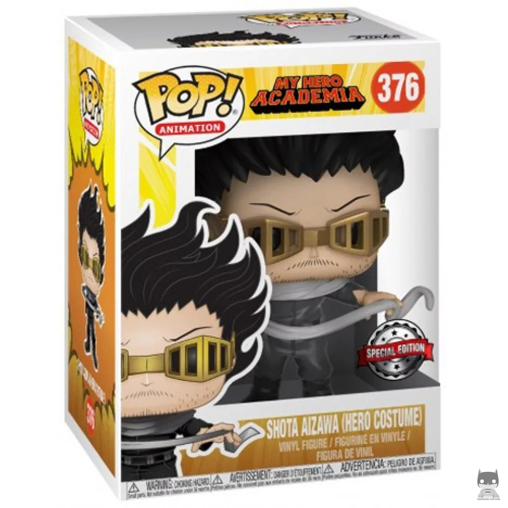 Figura Funko Pop! Shota Aizawa (Traje de héroe) en su caja