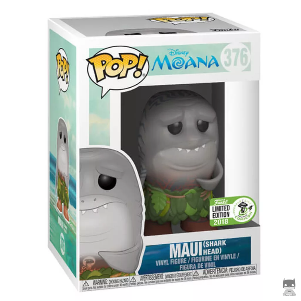 Figura Funko Pop! Maui tiburón en su caja