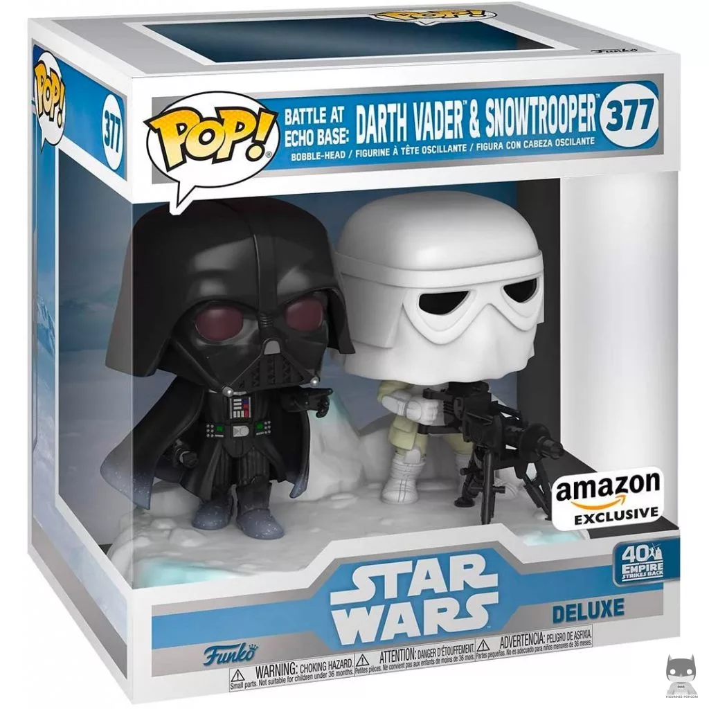 Figura Funko Pop! Darth Vader & Snowtrooper en su caja