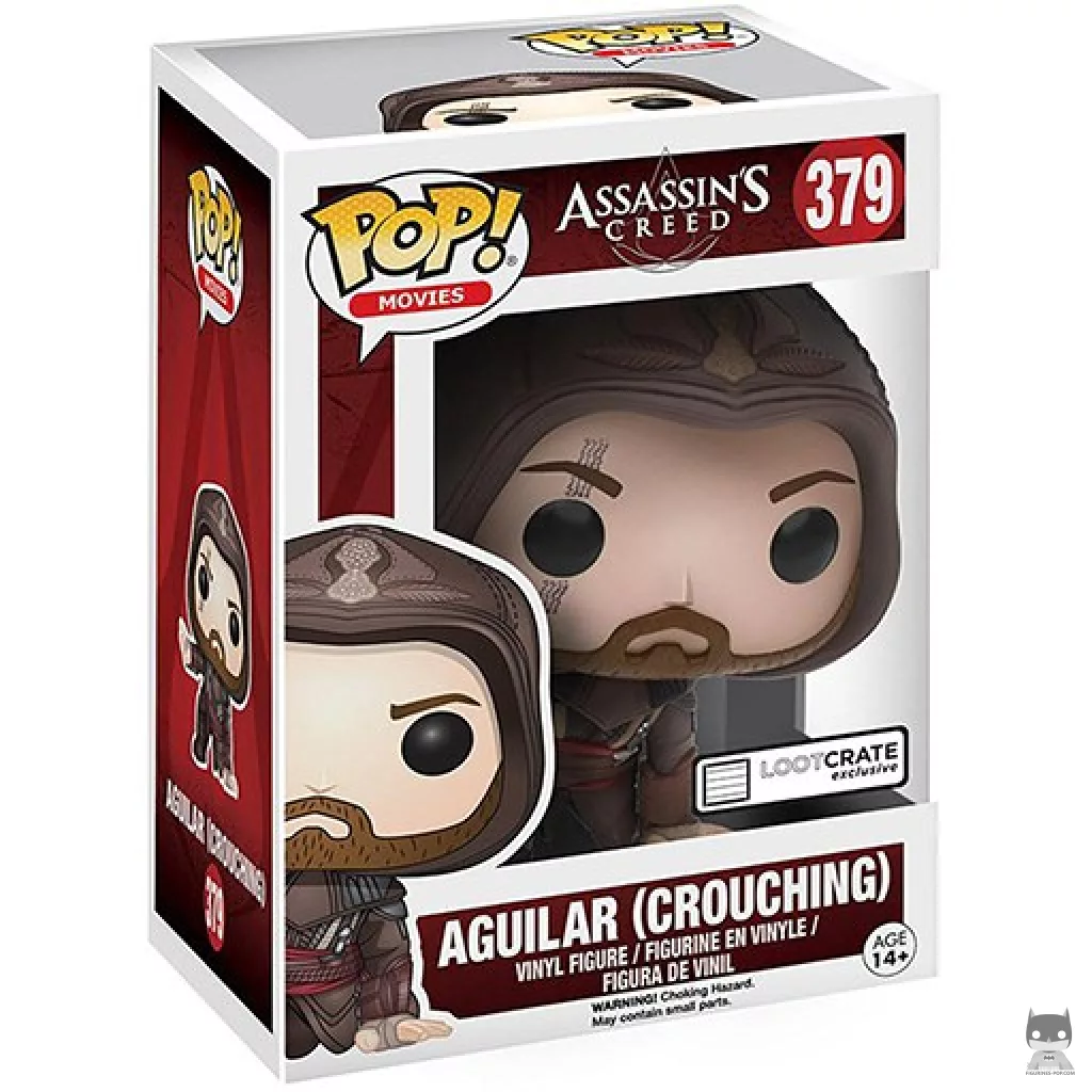 Figura Funko Pop! Aguilar de Nerha agachado en su caja