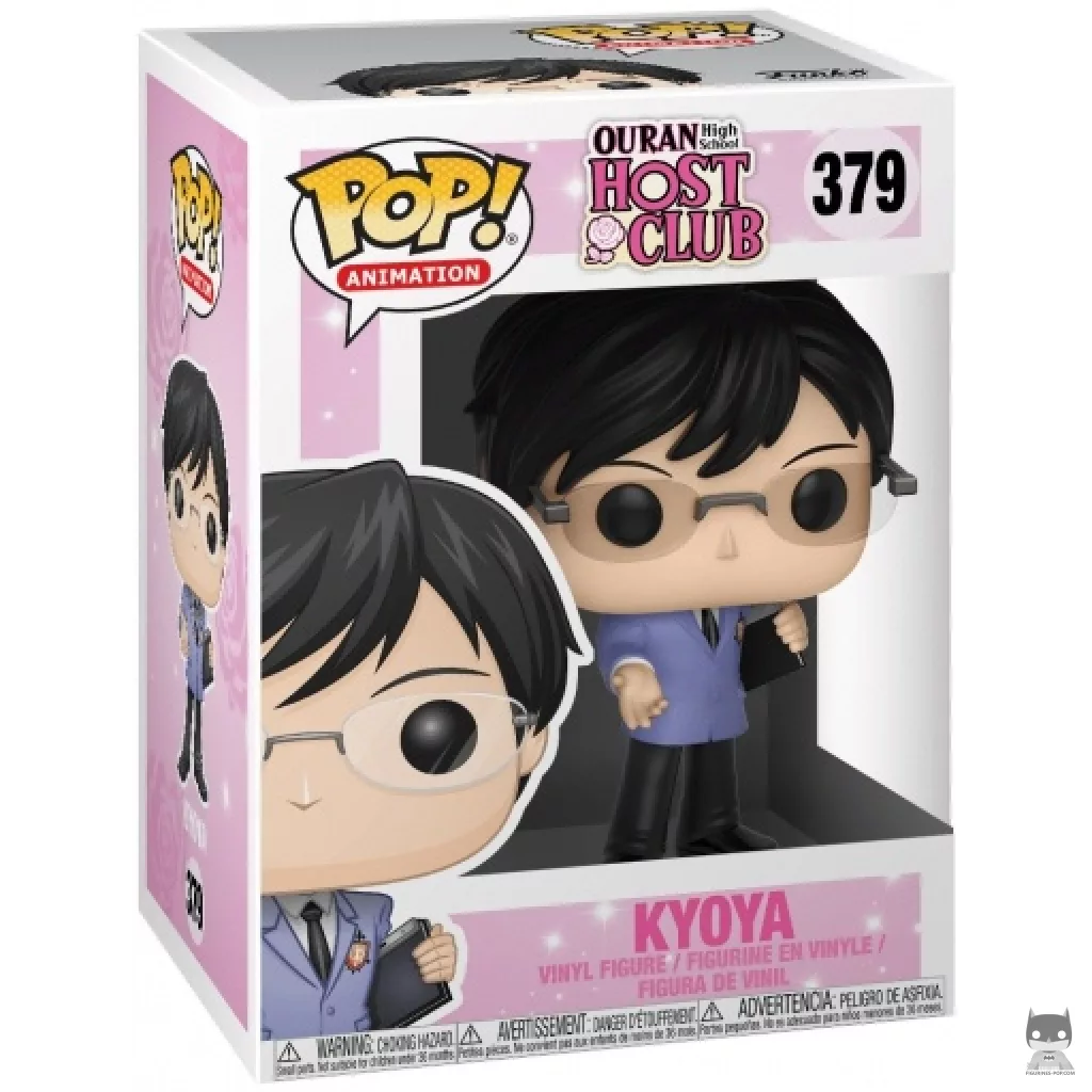 Figura Funko Pop! Kyoya Ootori en su caja