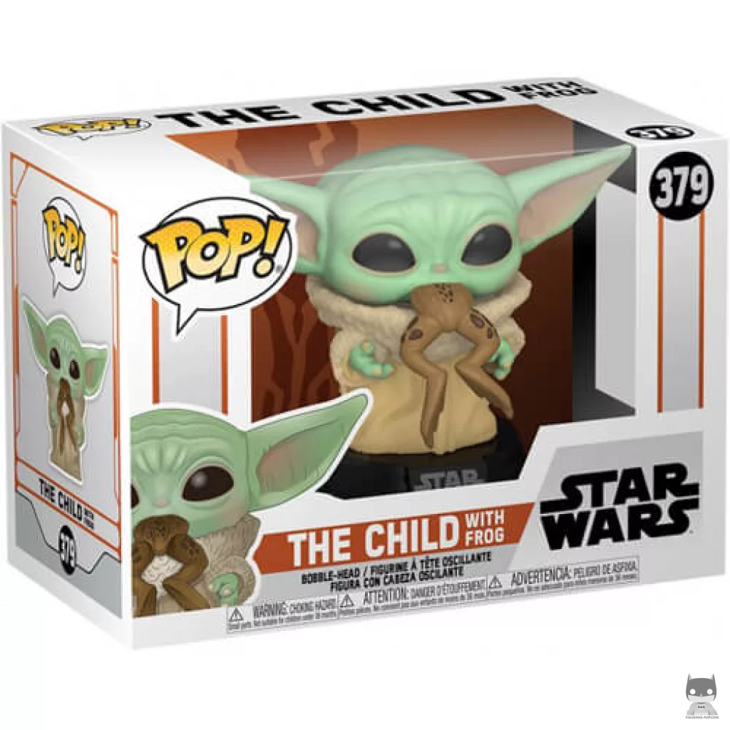 Figura Funko Pop! El Niño con rana en su caja