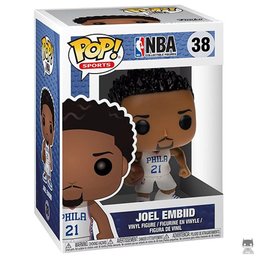 Figura Funko Pop! Joel Embiid en su caja