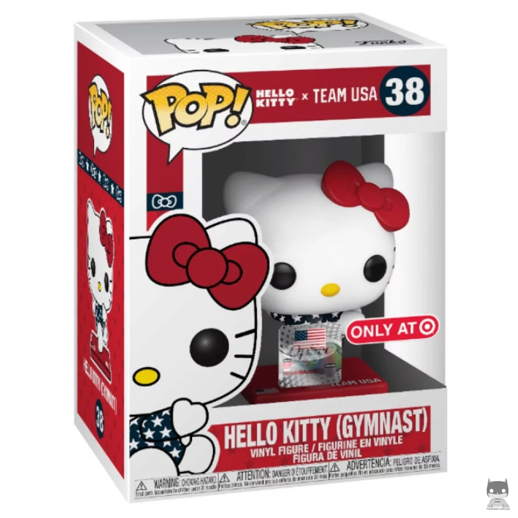 Figura Funko Pop! Hello Kitty (Gimnasta) en su caja