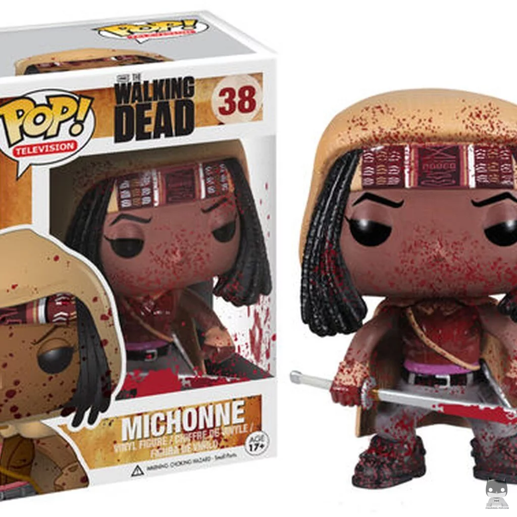 Figura Funko Pop! Michonne (Ensangrentado) en su caja