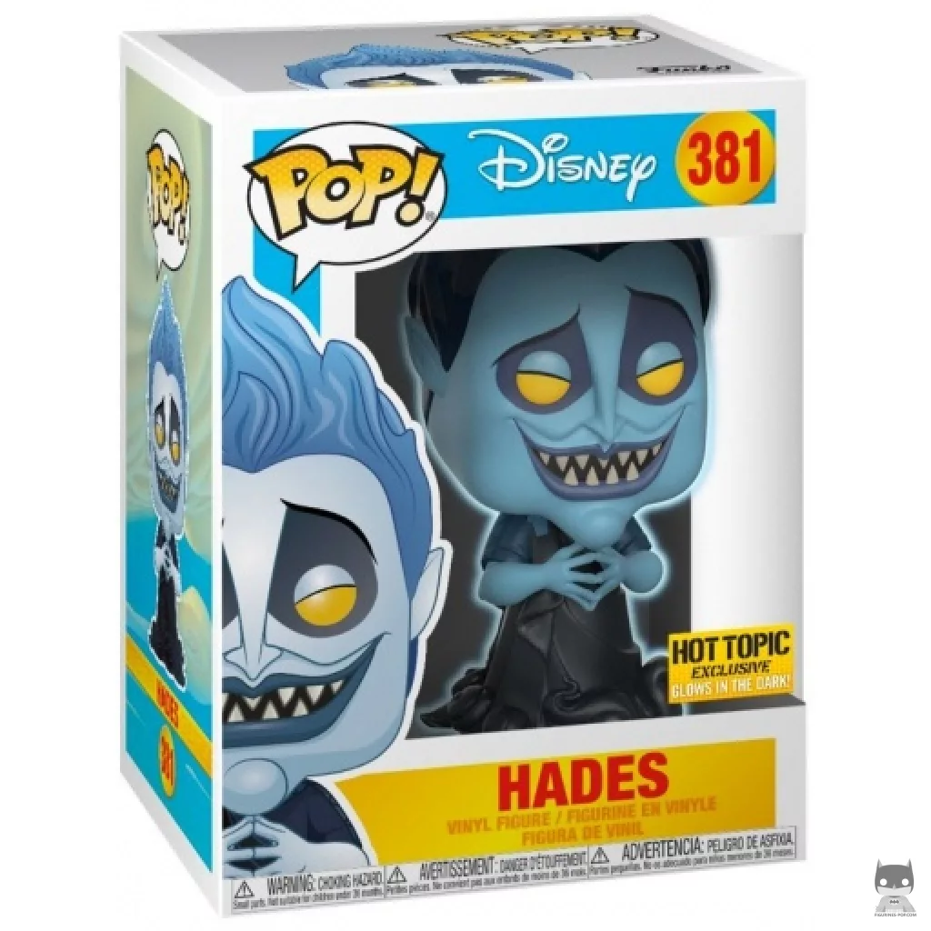 Figura Funko Pop! Hades (Brilla en la oscuridad) en su caja
