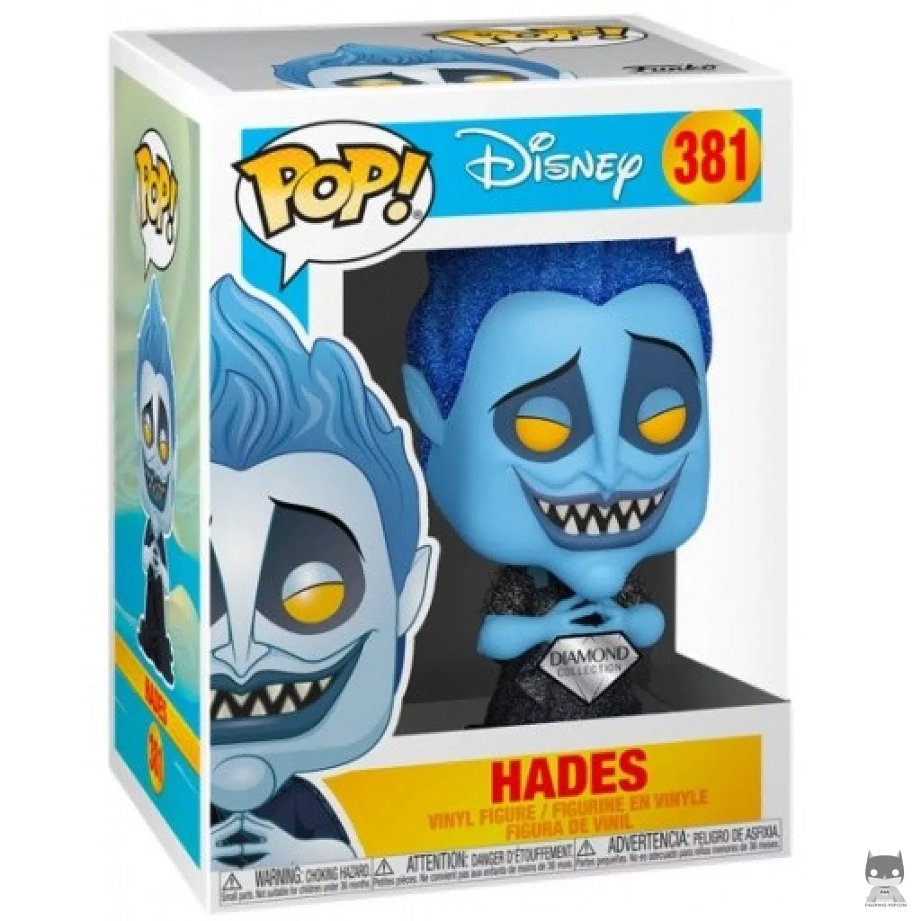 Figura Funko Pop! Hades (Purpurina de diamante) en su caja