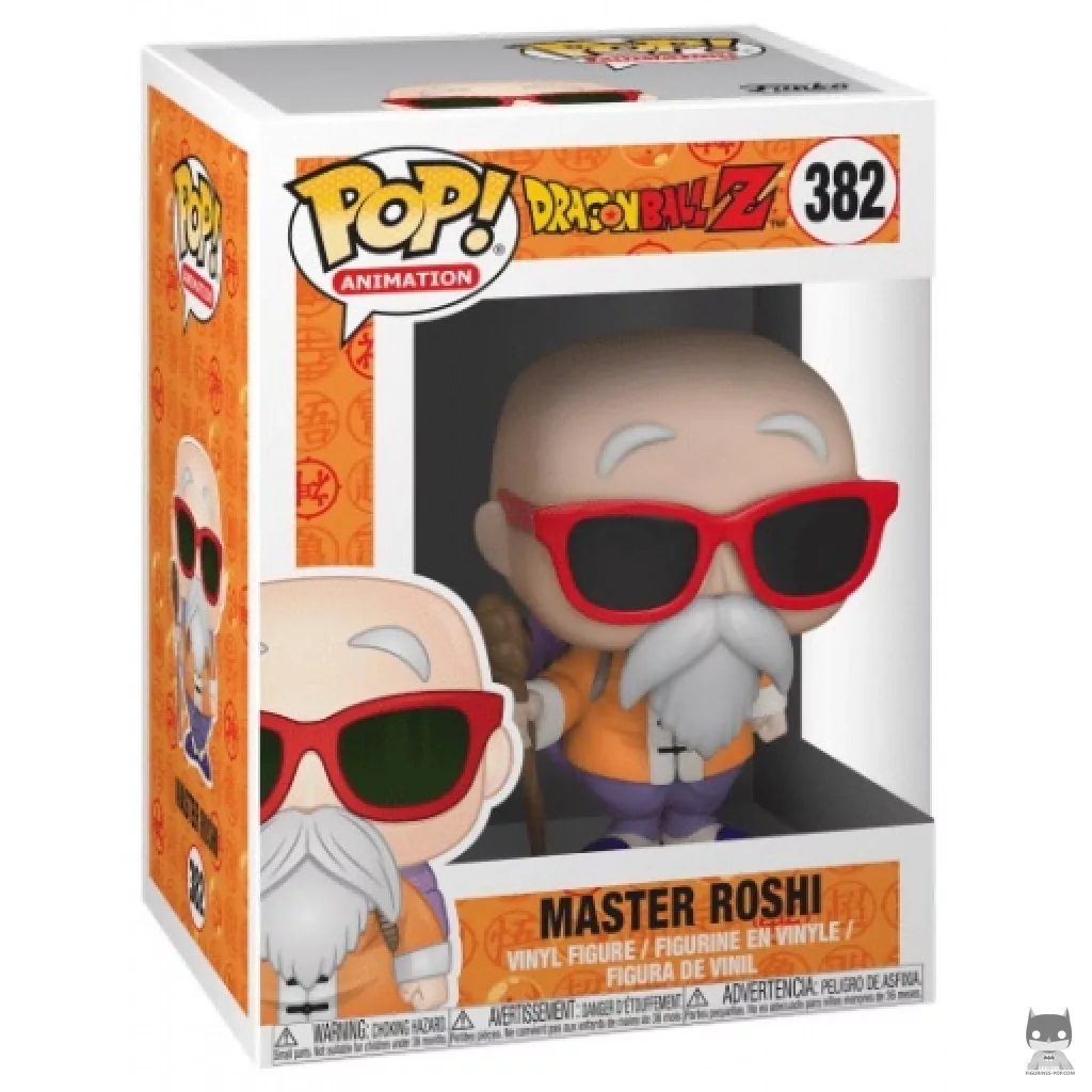 Figura Funko Pop! Muten Roshi en su caja