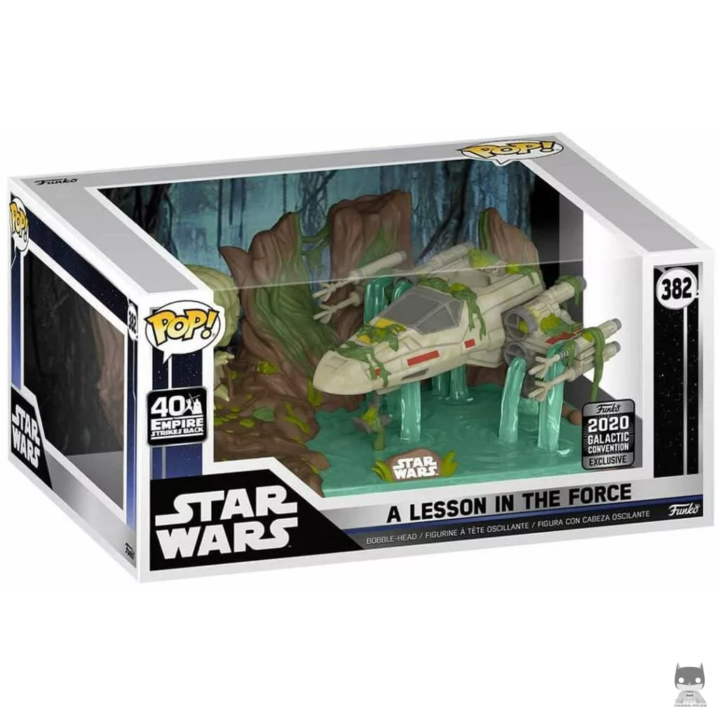Figura Funko Pop! Una lección sobre la Fuerza en su caja